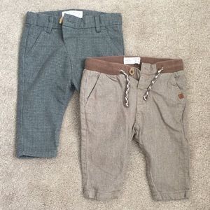 ZARA Baby Boy bottom bundle: 2 pants